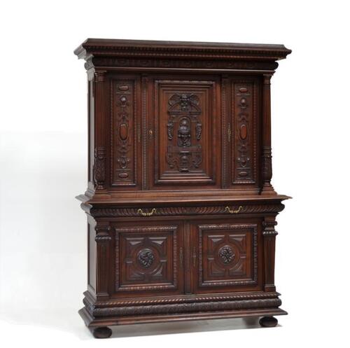 Antiqe French Carved Cabinet
